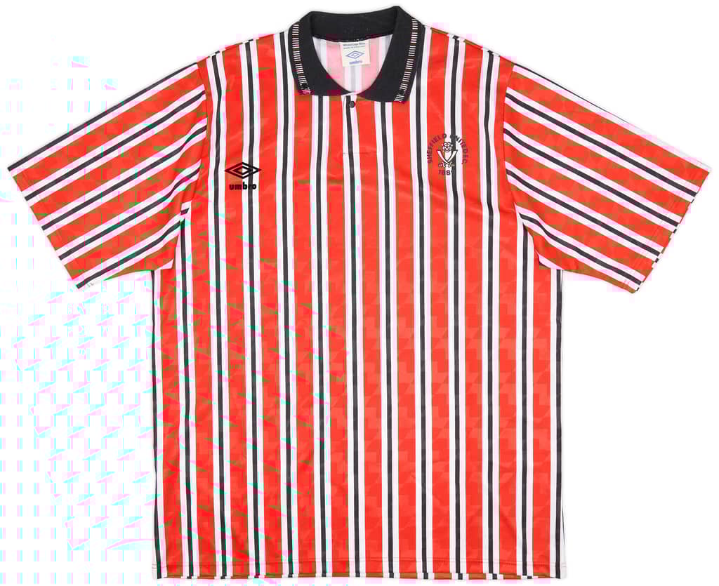 1990-92 Sheffield United Home Shirt - 9/10 - (L)