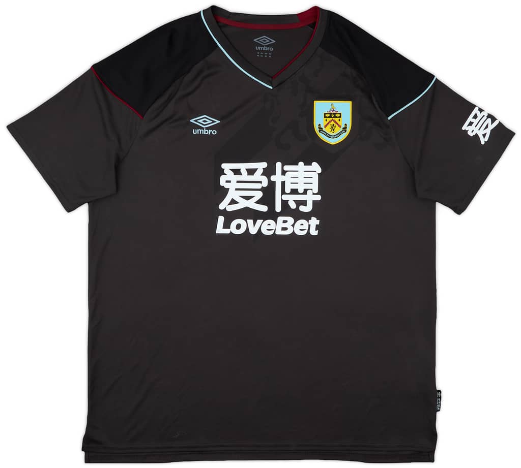 2020-21 Burnley Away Shirt Mee #6 - 9/10 - (XXL)
