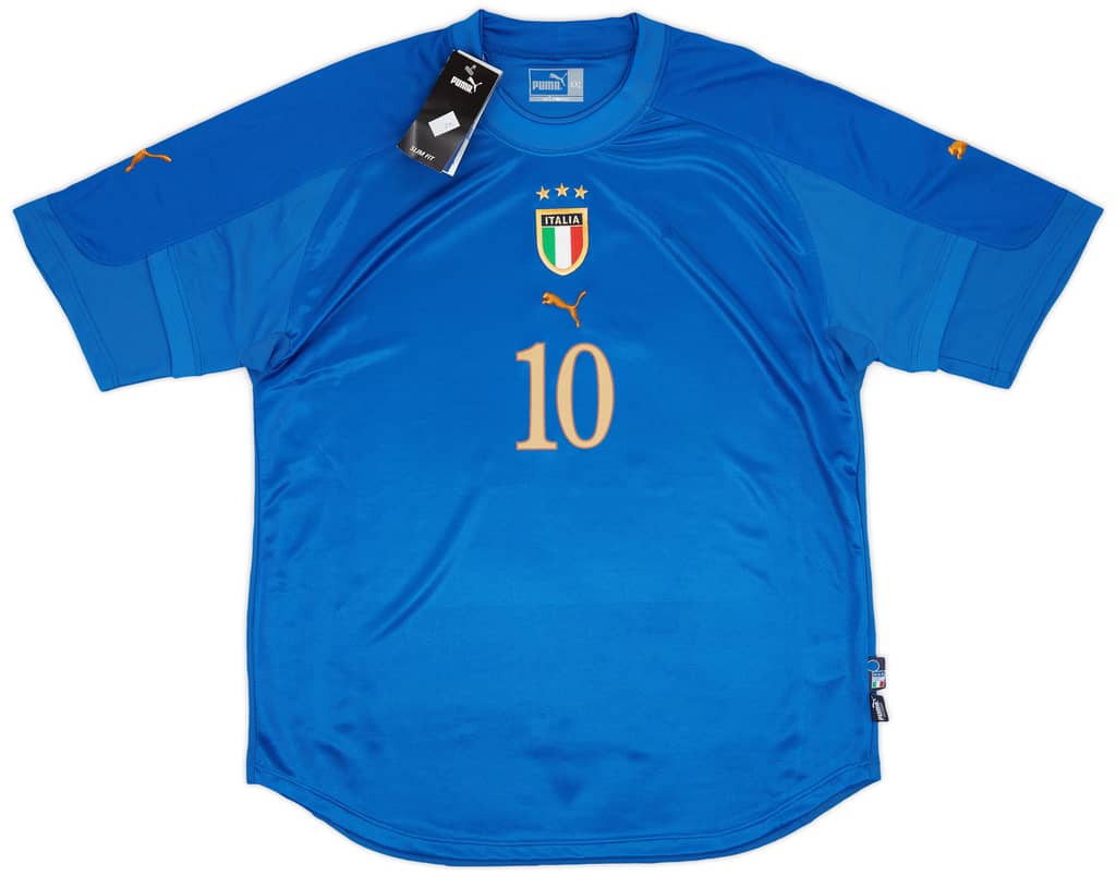 2004-06 Italy Home Shirt Baggio #10 (XXL)