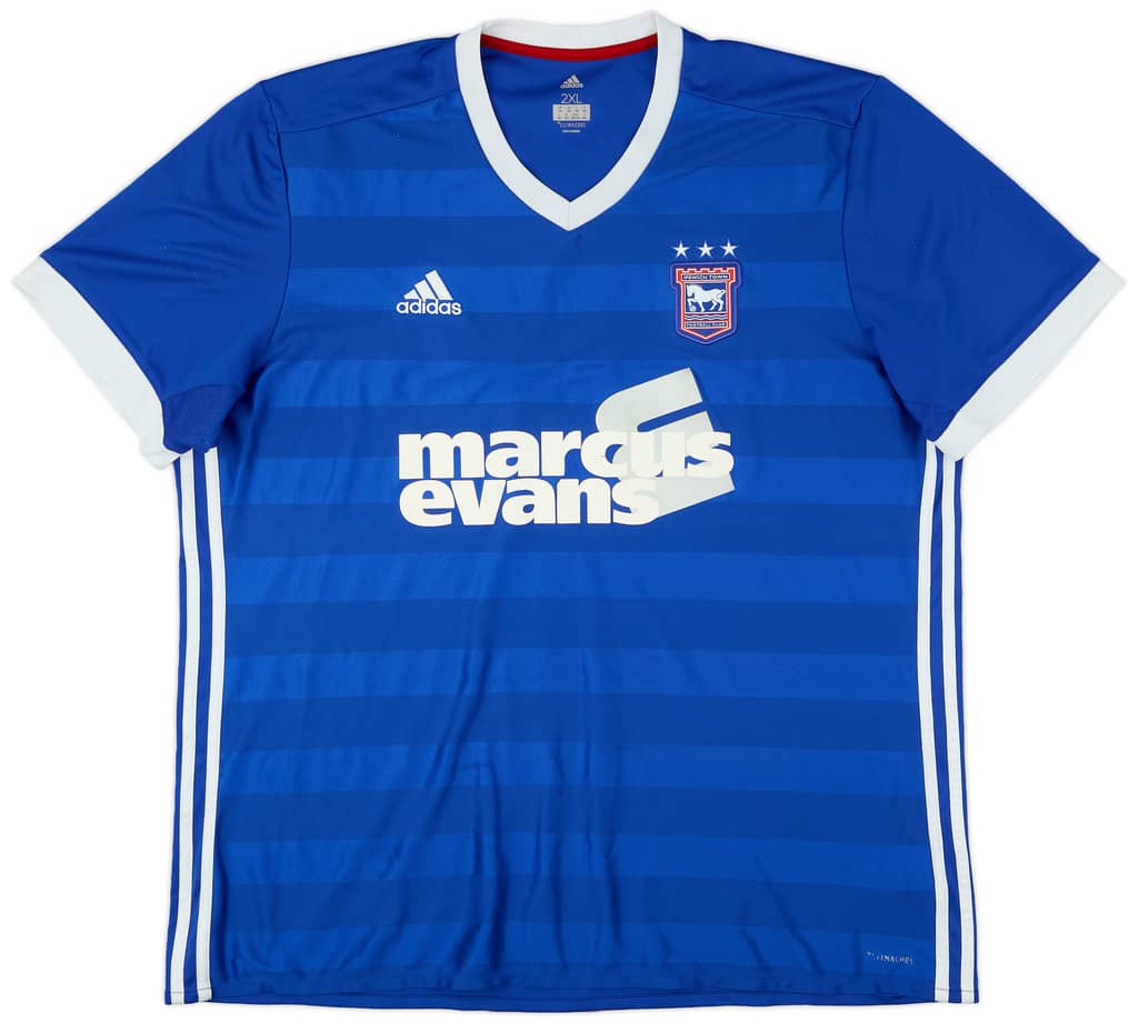 2017-18 Ipswich Home Shirt - 6/10 - (XXL)