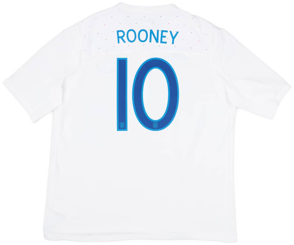 2010-11 England Home Shirt Rooney #10 (XXL)