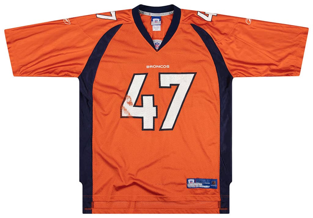 2005-06 Denver Broncos Lynch #47 Reebok On Field Jersey (Alternate) XL