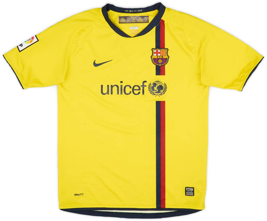 2008-10 Barcelona Away Shirt - 9/10 - (XL.Boys)