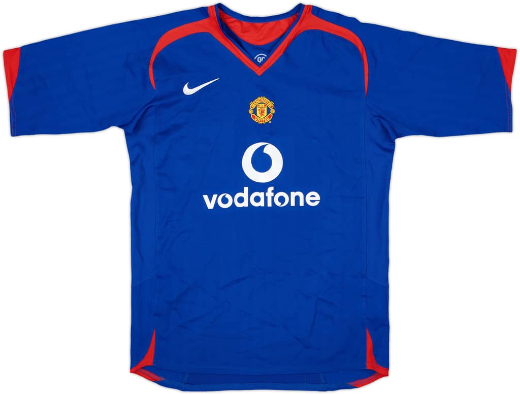 2005-06 Manchester United Away Shirt - 8/10 - (XL.Boys)