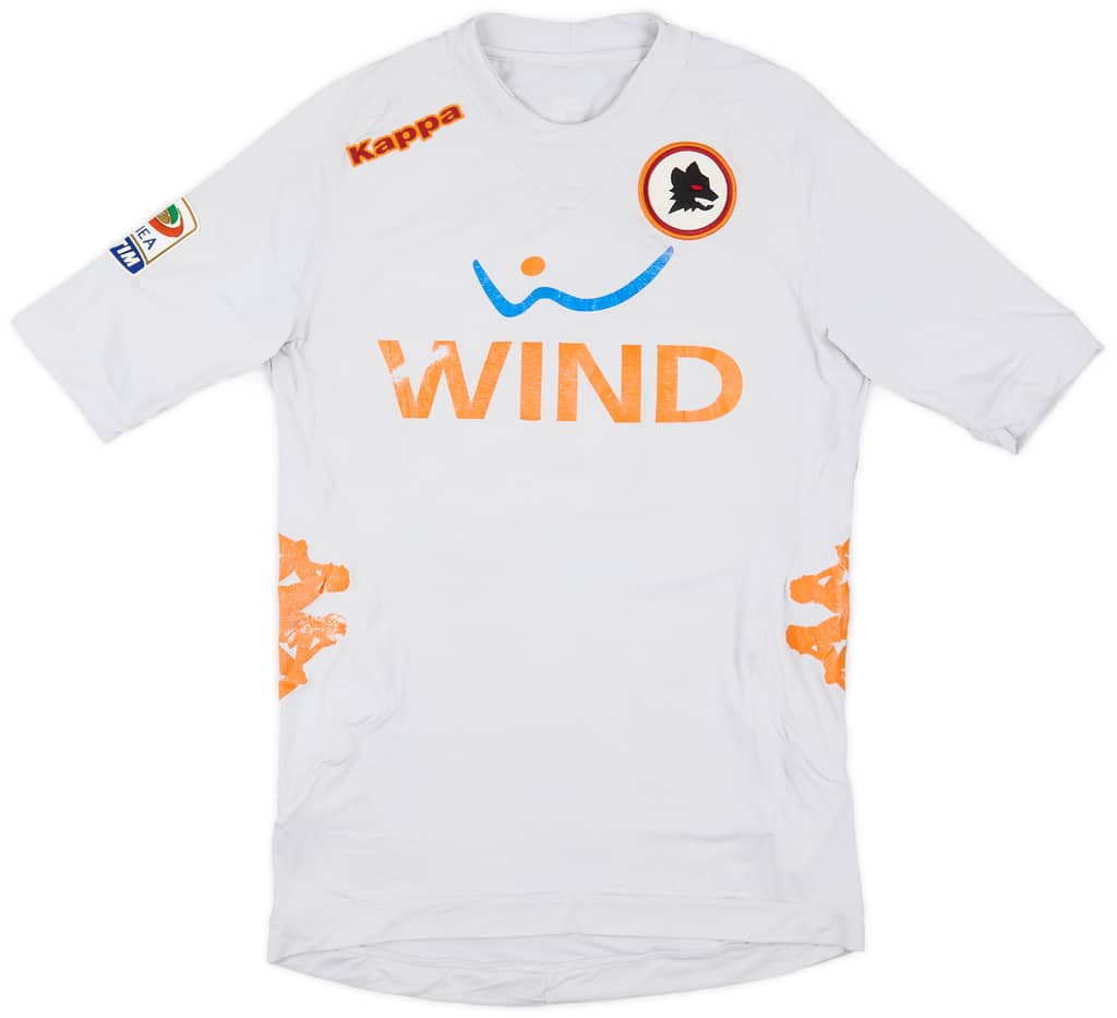 2011-12 Roma Match Issue Away Shirt Bojan #14