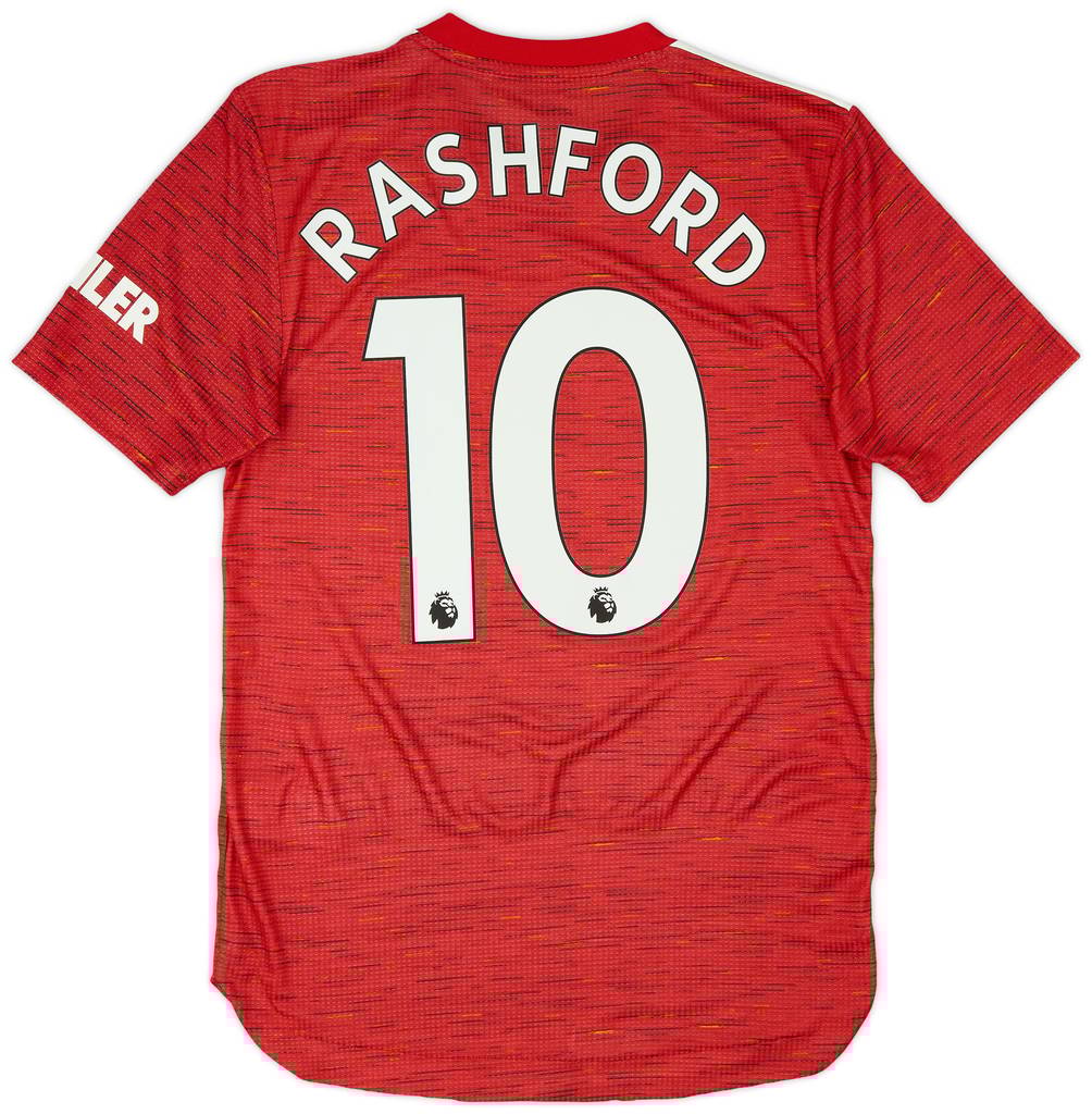 2020-21 Manchester United Authentic Home Shirt Rashford #10 (XS)