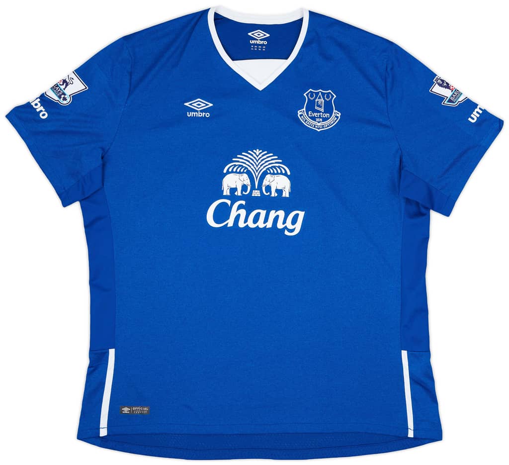 2015-16 Everton Home Shirt Oviedo #8 - 9/10 - (3XL)
