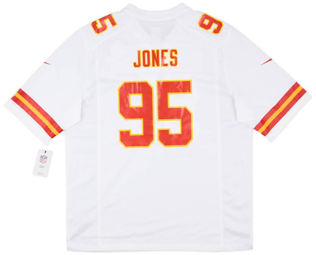 2016-24 Kansas City Chiefs Jones #95 Nike Game Away Jersey (XL)