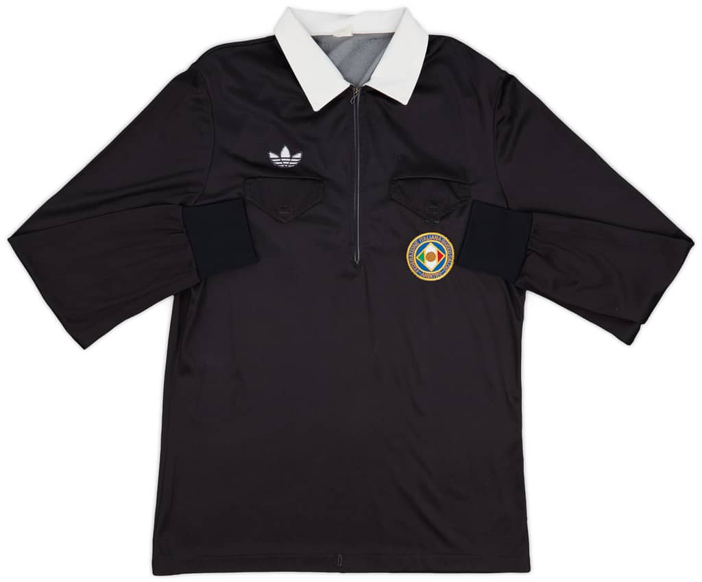 1980s Italy FIGC adidas Referee L/S Shirt - 6/10 - (L/XL)