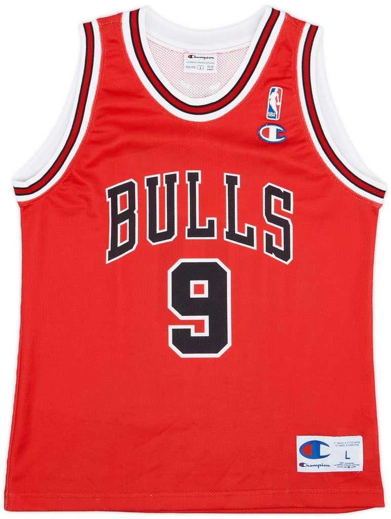 2004-10 Chicago Bulls Deng #9 Champion Away Jersey - 9/10 - (L.Boys)