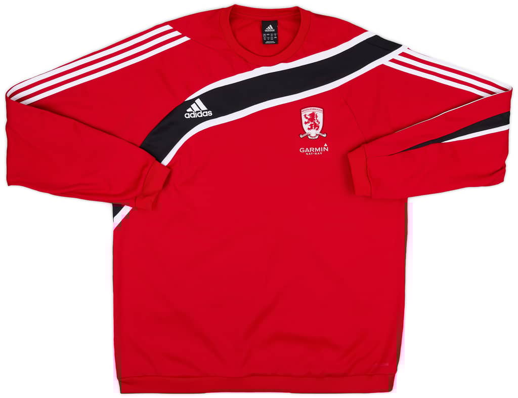 2009-10 Middlesbrough adidas Sweat Top - 8/10 - (3XL)