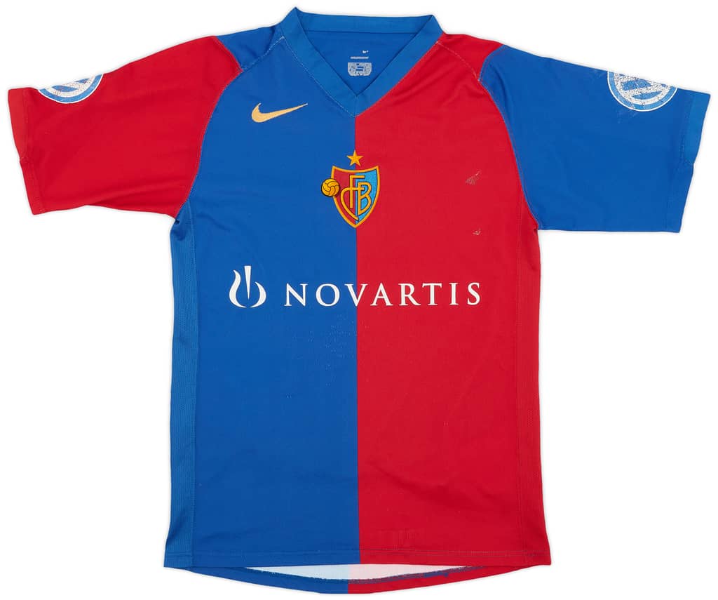 2006-08 FC Basel Home Shirt - 6/10 - (XS)