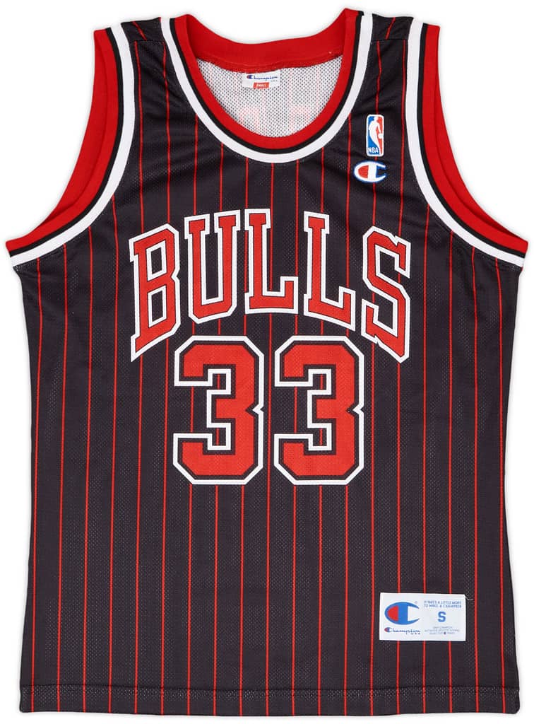 1995-97 Chicago Bulls Pippen #33 Champion Alternate Jersey - 9/10 - (S)