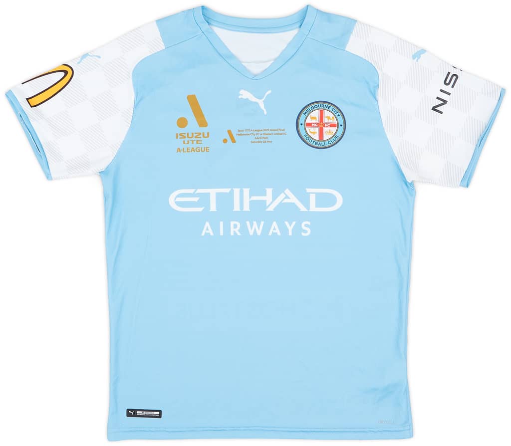 2022 Melbourne City Match Issue Grand Final Home Shirt Stokes #36