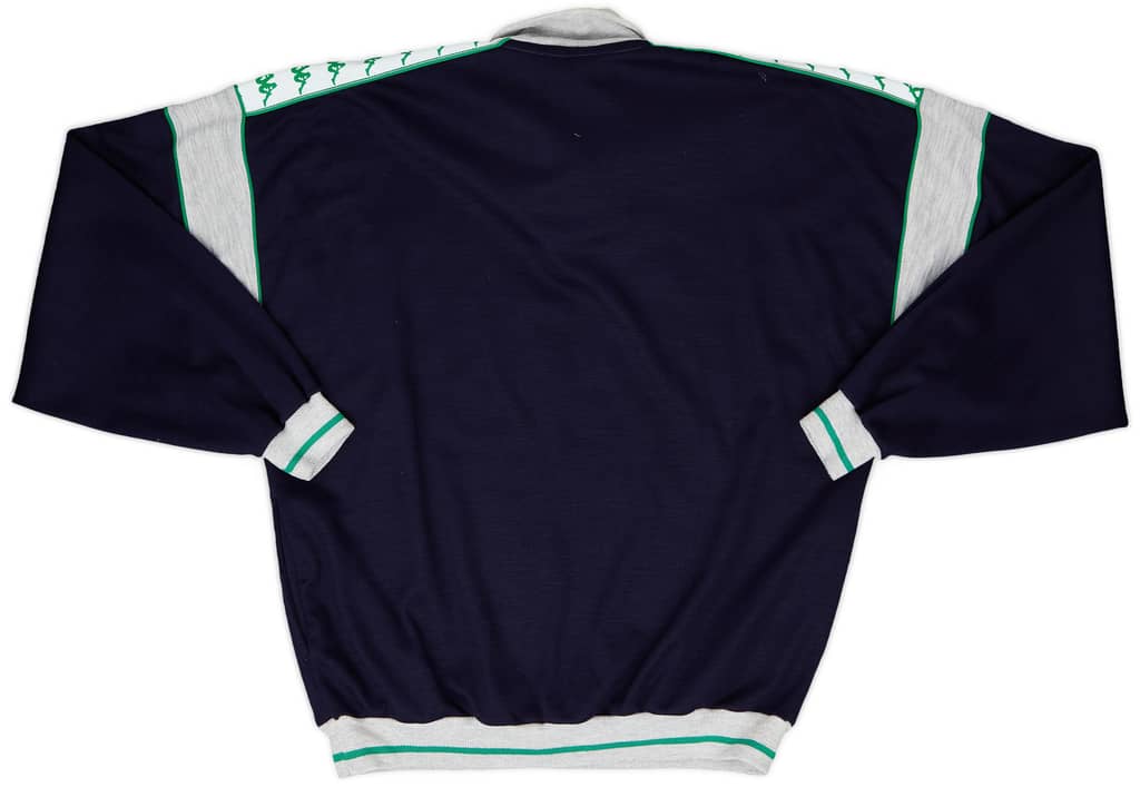 1989-90 Juventus Kappa 1/4 Zip Sweat Top - 8/10 - (M)