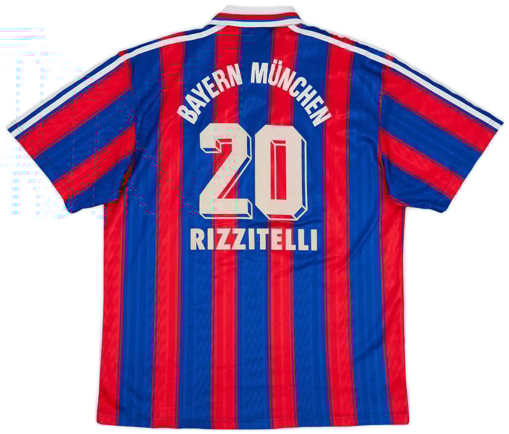 1995-97 Bayern Munich Home Shirt Rizzitelli #20 - 7/10 - (L)