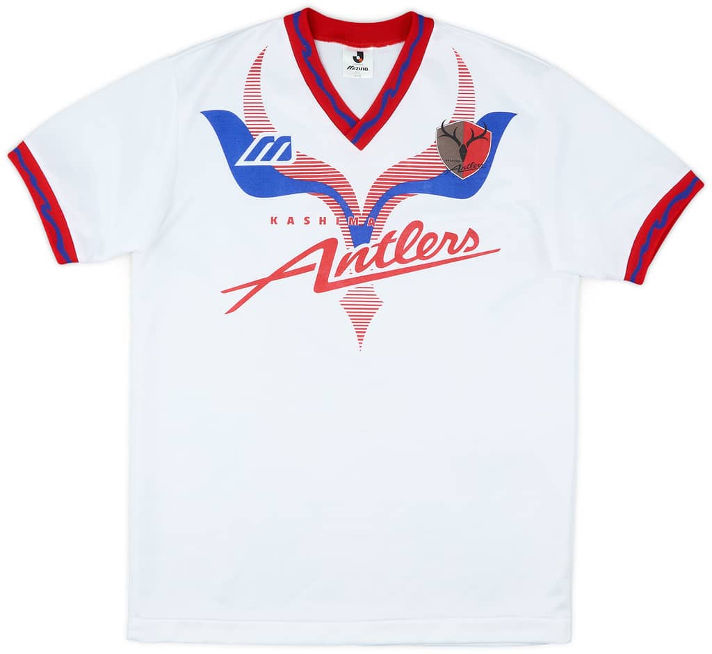 1993-95 Kashima Antlers Mizuno Training Shirt - 9/10 - (M)