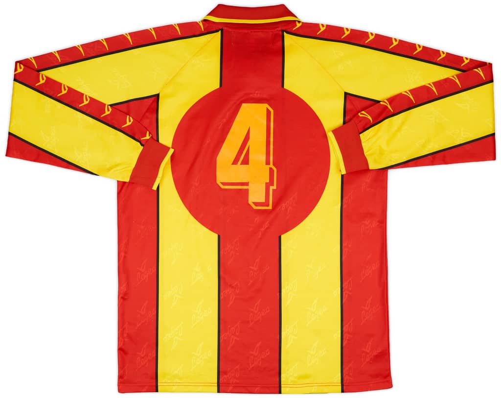 2005-06 Benevento Calcio Match Issue Home L/S Shirt #4