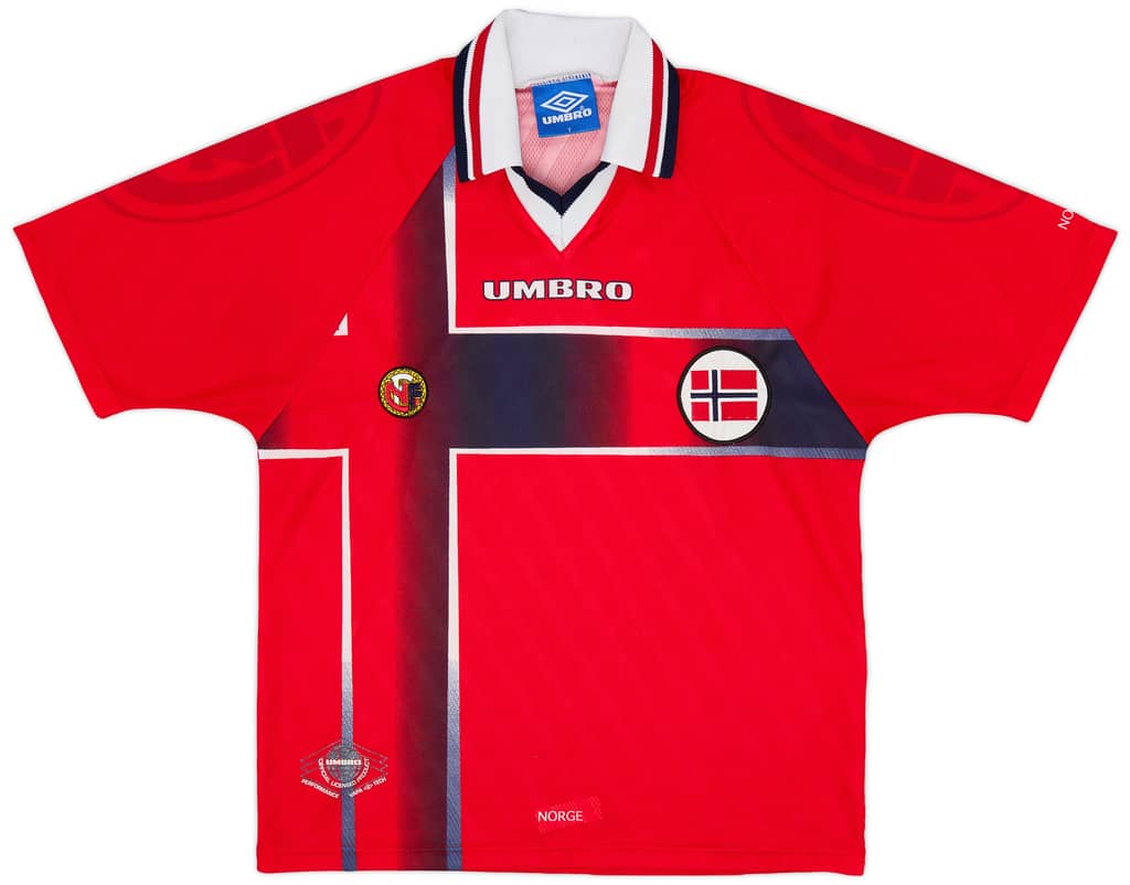 1997-98 Norway Home Shirt - 9/10 - (Y)
