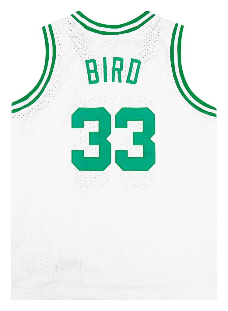 1985-86 Boston Celtics Bird #33 Champion Hardwood Classics Jersey (Home) S