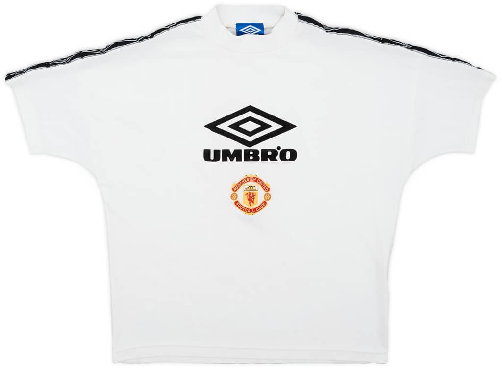 1994-96 Manchester United Umbro Training Shirt - 8/10 - (Y)