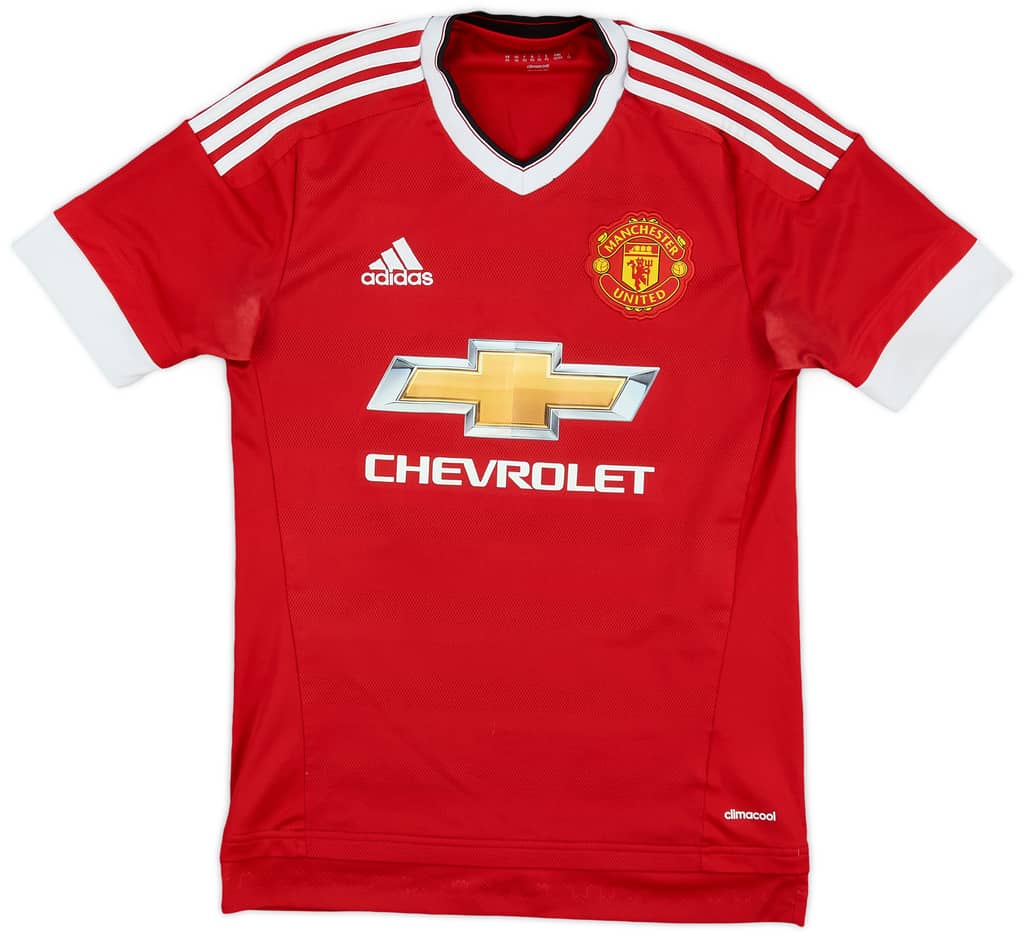 2015-16 Manchester United Home Shirt Rooney #10 - 7/10 - (XS)