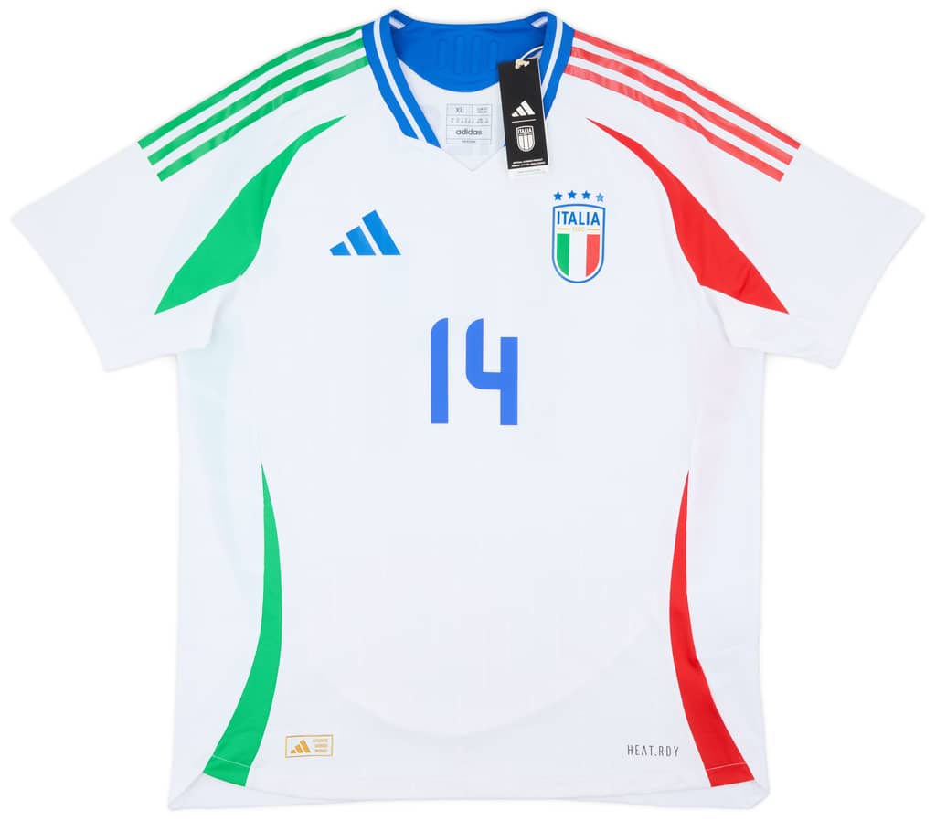 2024-25 Italy Authentic Away Shirt Chiesa #14