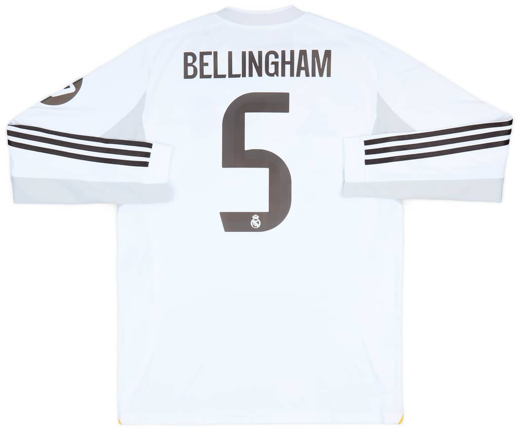 2025-26 Real Madrid Home L/S Shirt Bellingham #5