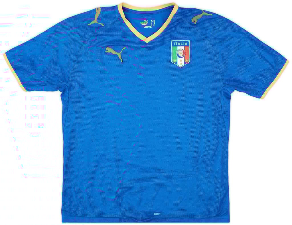 2007-08 Italy Home Shirt - 7/10 - (XL.Boys)