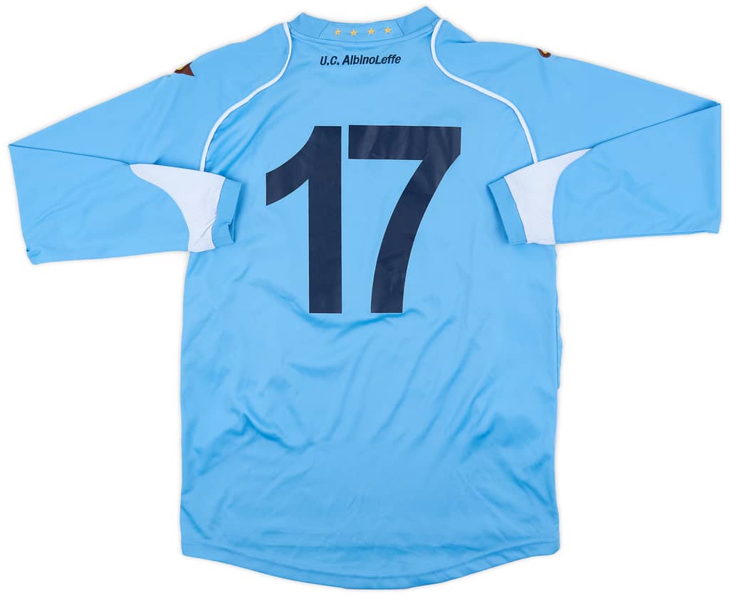 2008-10 AlbinoLeffe Home L/S Shirt #17 - 9/10 - (M)
