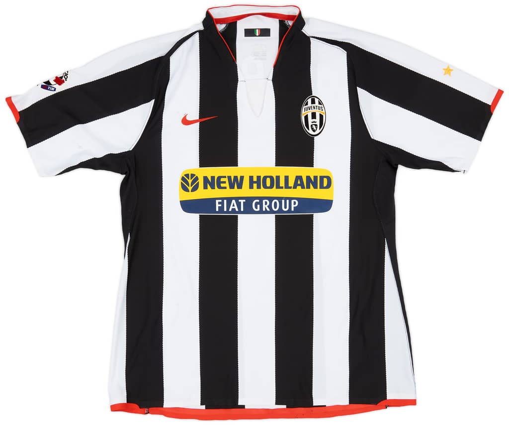 2007-08 Juventus Match Issue Home Shirt Palladino #20