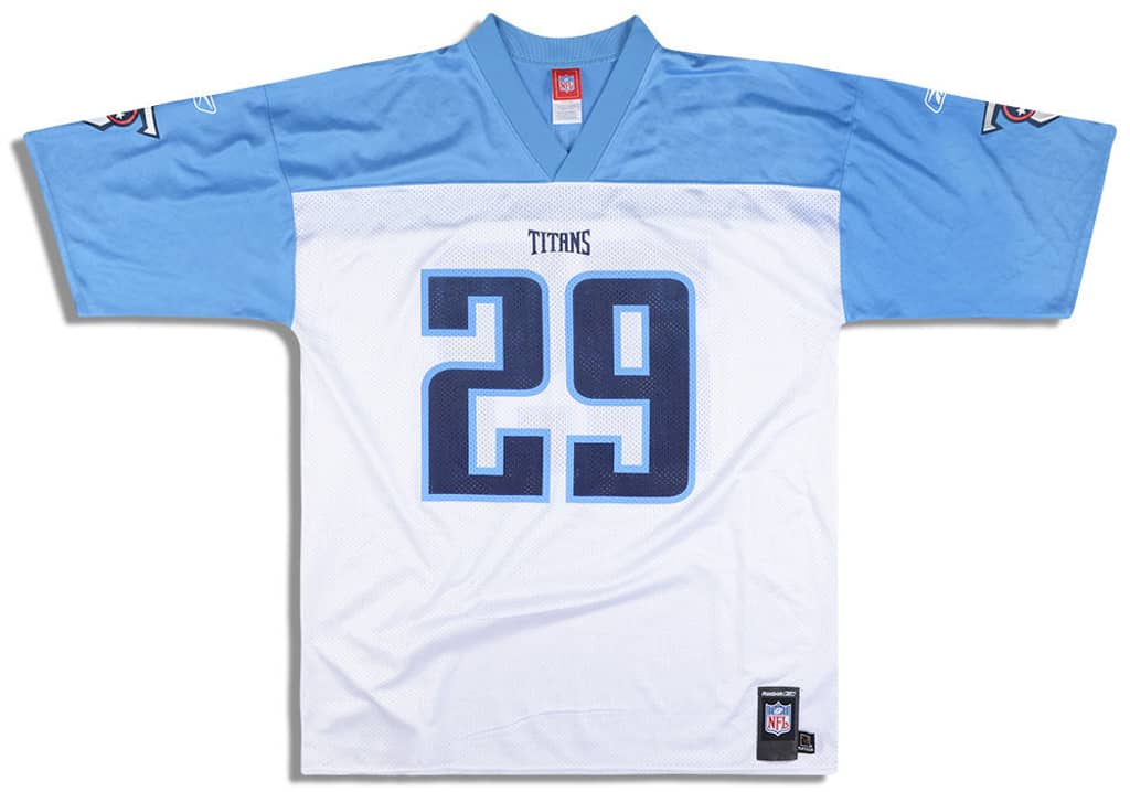 2005-06 Tennessee Titans Brown #29 Reebok Replica Jersey (Away) XL