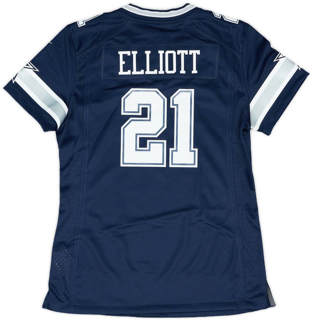 2016-22 Dallas Cowboys Elliott #21 Nike Game Home Womens Jersey (S)