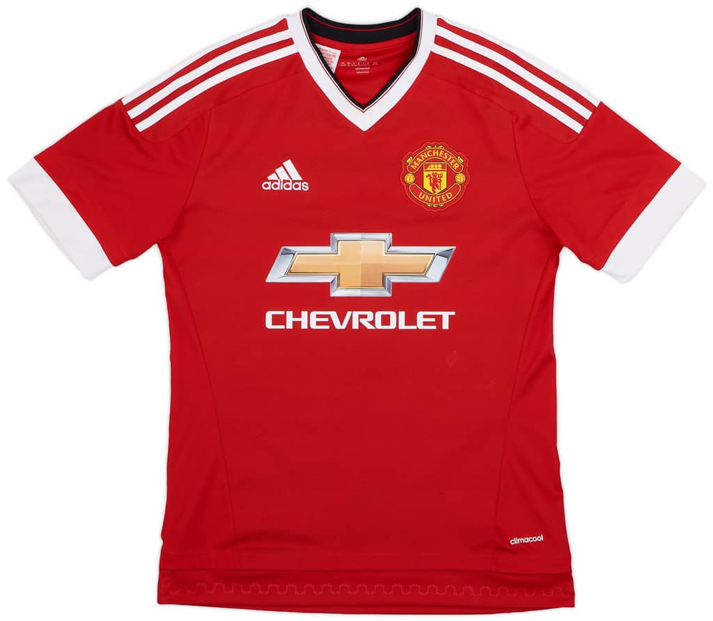 2015-16 Manchester United Home Shirt - 8/10 - (XL.Boys)