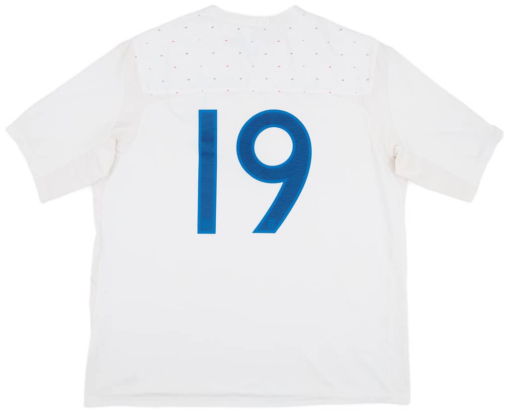 2010-11 England Home Shirt #19 - 7/10 - (XXL)