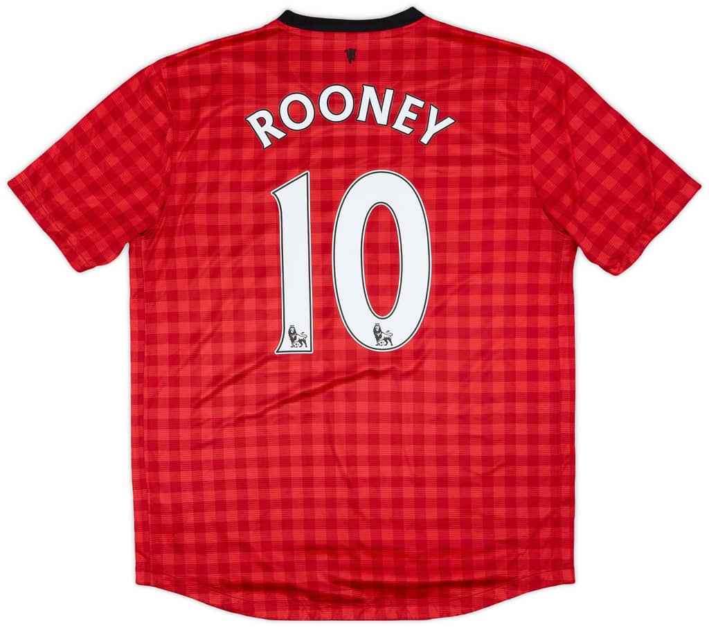 2012-13 Manchester United Home Shirt Rooney #10 - 5/10 - (L)
