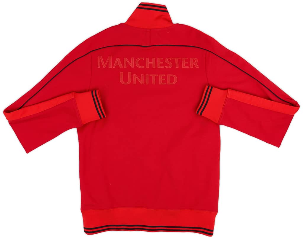 2013-14 Manchester United Staff Issue Nike Track Jacket (LA) - 9/10 - (S)