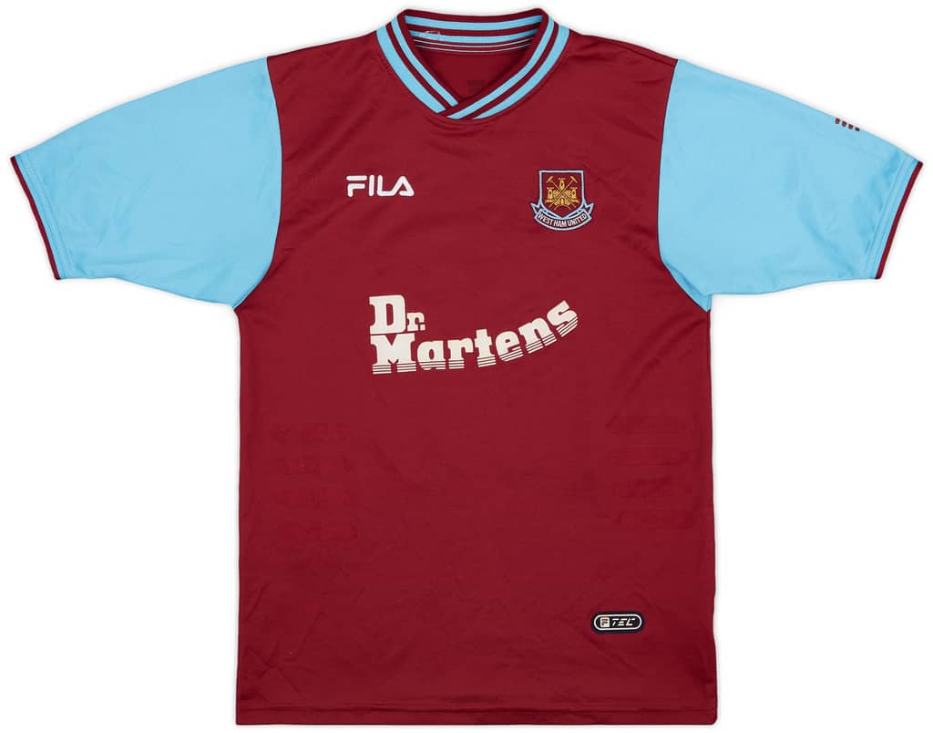 2001-03 West Ham Home Shirt Cole #26 - 6/10 - (XL.Boys)
