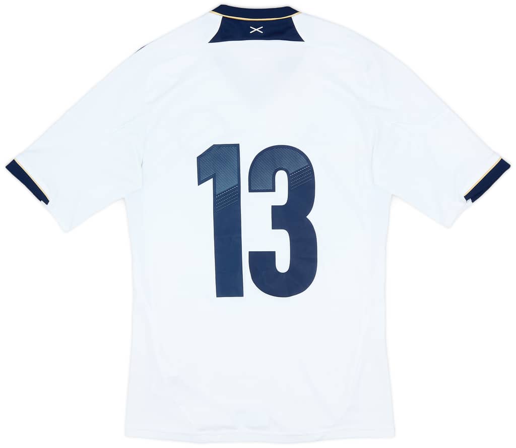 2012-14 Scotland Authentic Away Shirt #13 - 7/10 - (S)