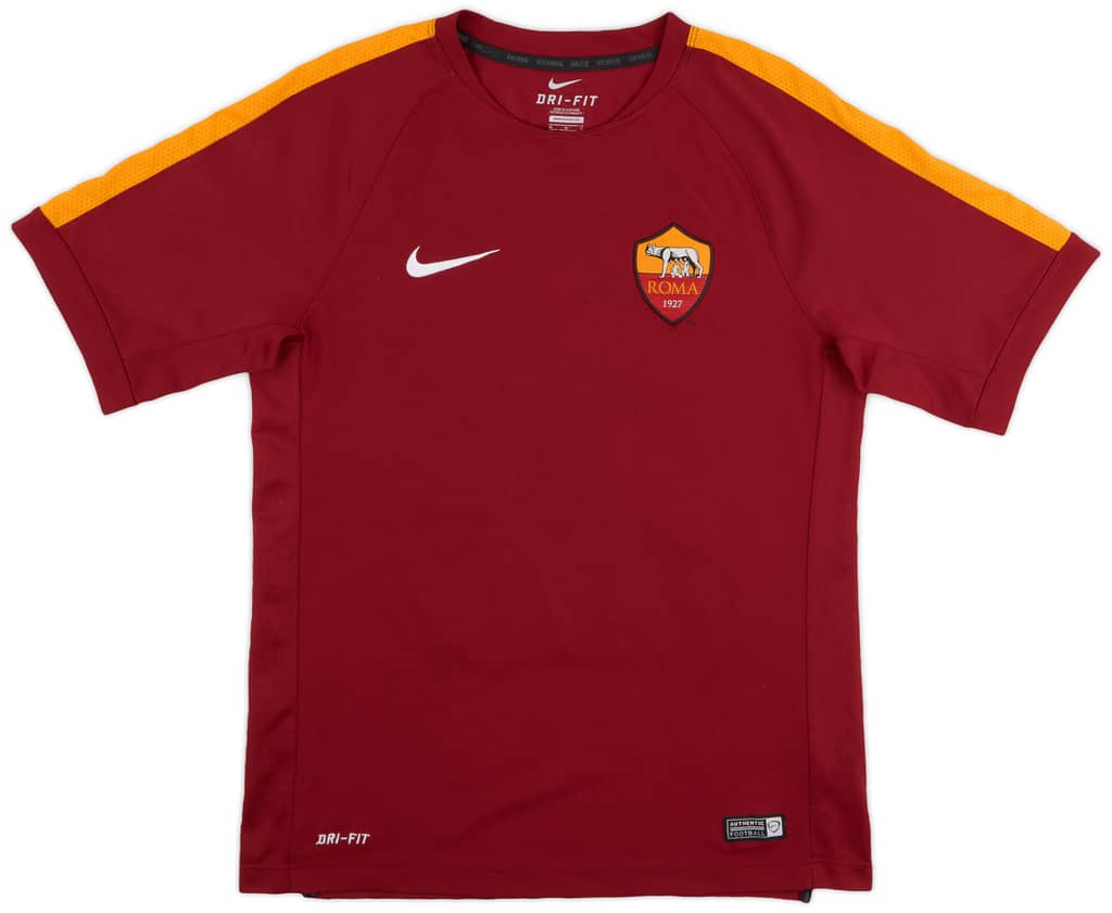 2014-15 Roma Home Shirt Totti #10 - 6/10 - (M)
