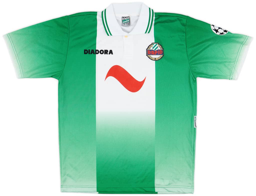 1996-98 Rapid Vienna European Home Shirt - 8/10 - (XL)