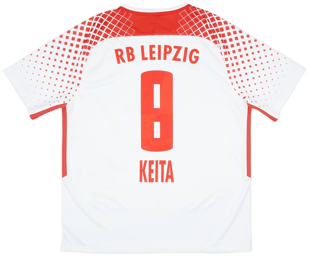 2017-18 RB Leipzig Home Shirt Keita #8 (XL)