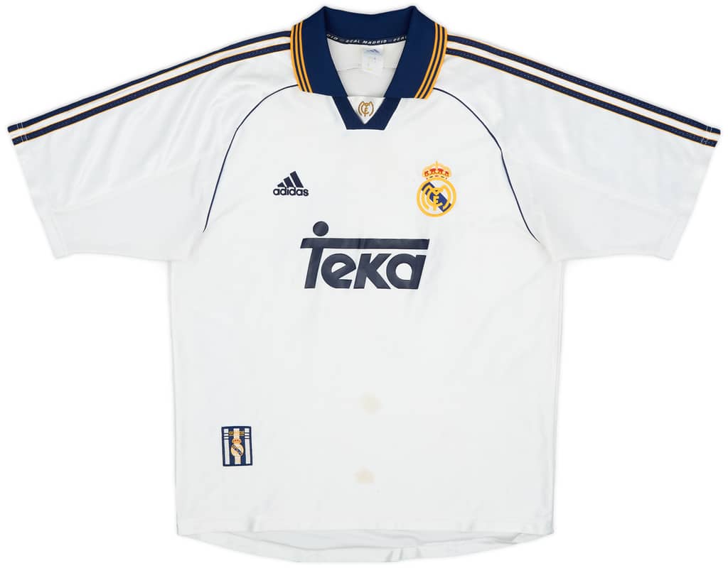 1998-00 Real Madrid Home Shirt Raul #7 - 5/10 - (M)