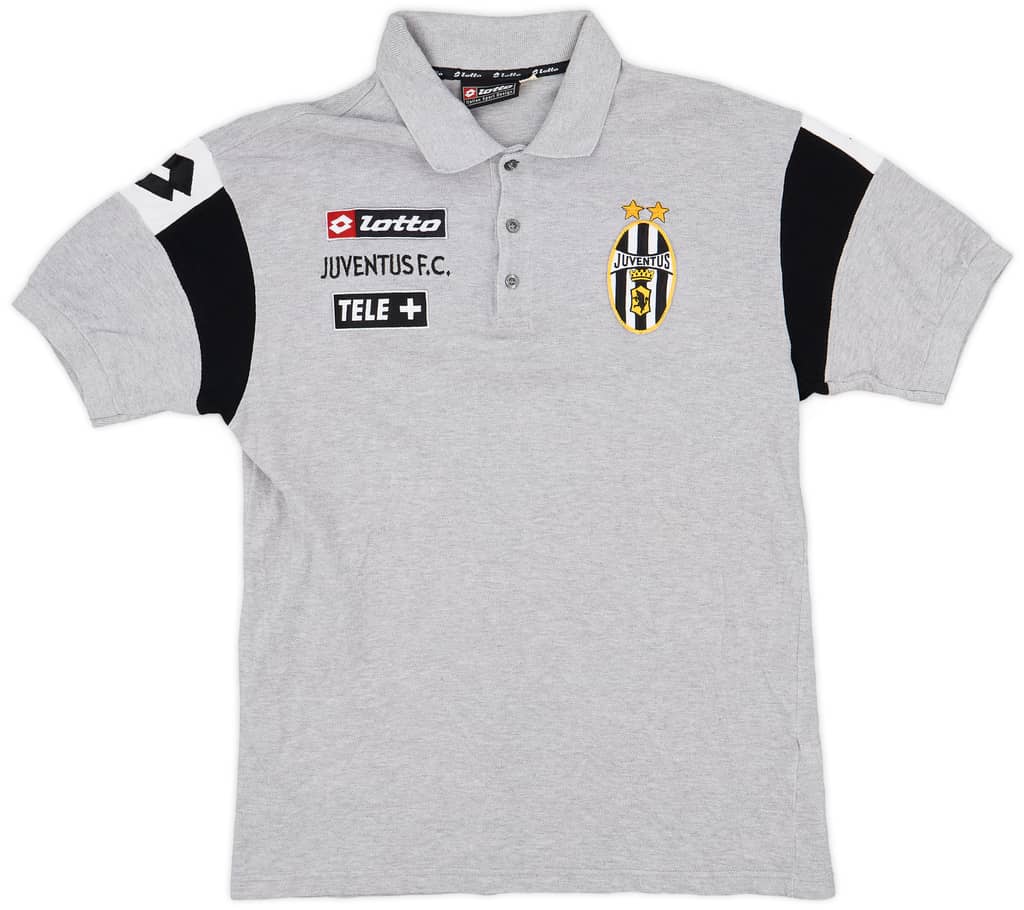 2001-02 Juventus Lotto Polo Shirt - 8/10 - (L)