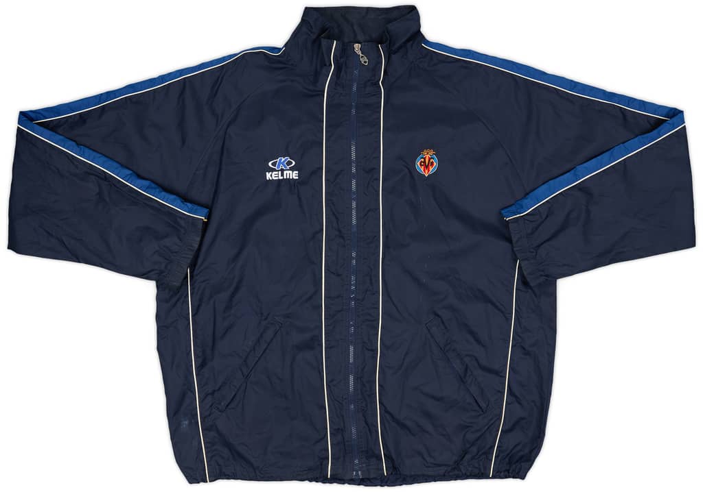1999-00 Villarreal Kelme Hooded Rain Jacket - 8/10 - (XXL)