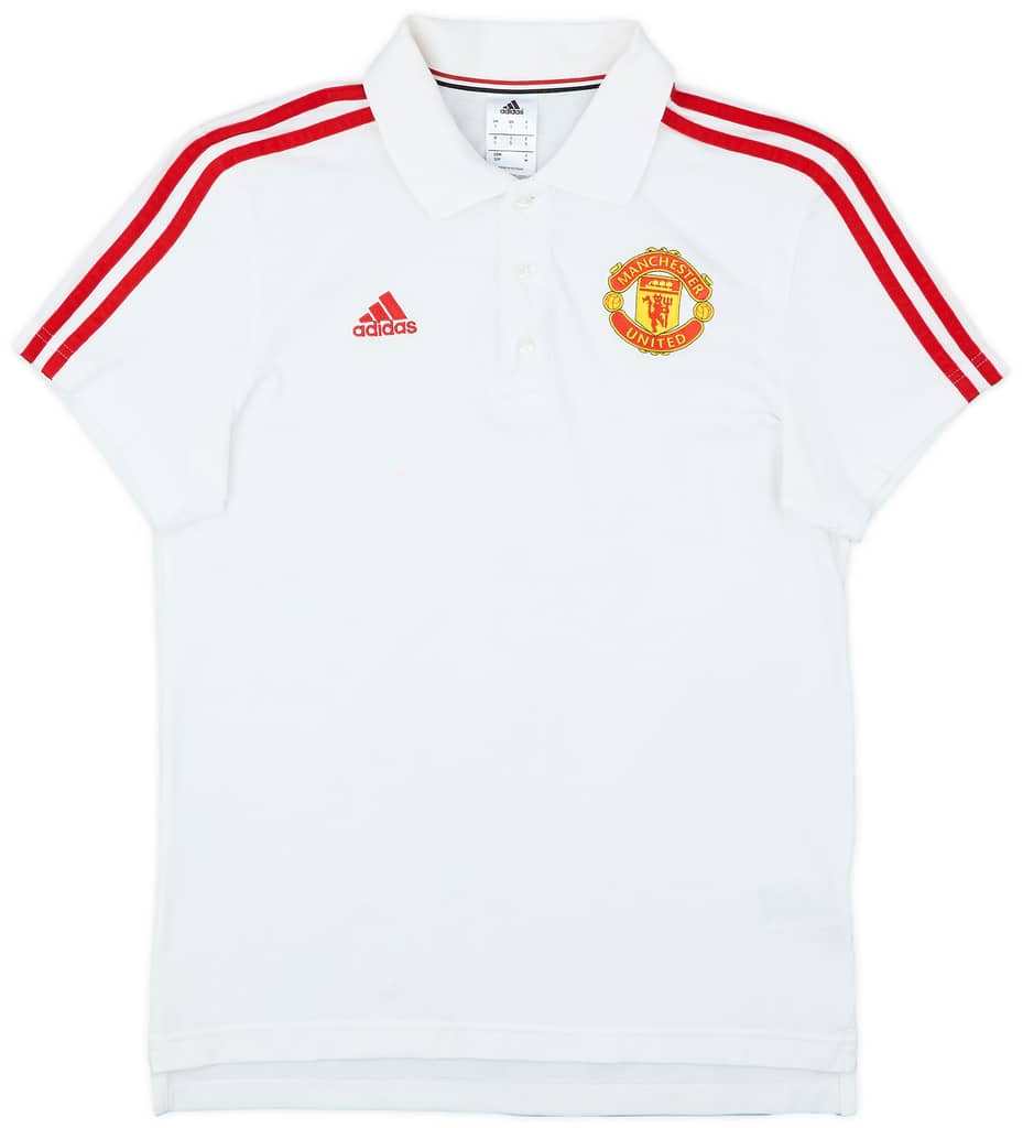2015-16 Manchester United adidas Polo Shirt - 7/10 - (S)