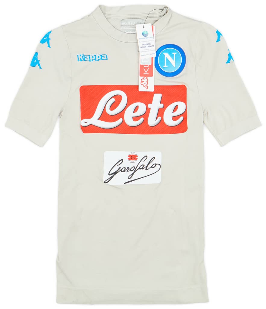 2016-17 Napoli European Fourth Authentic Kombat Fit Shirt (S/M)