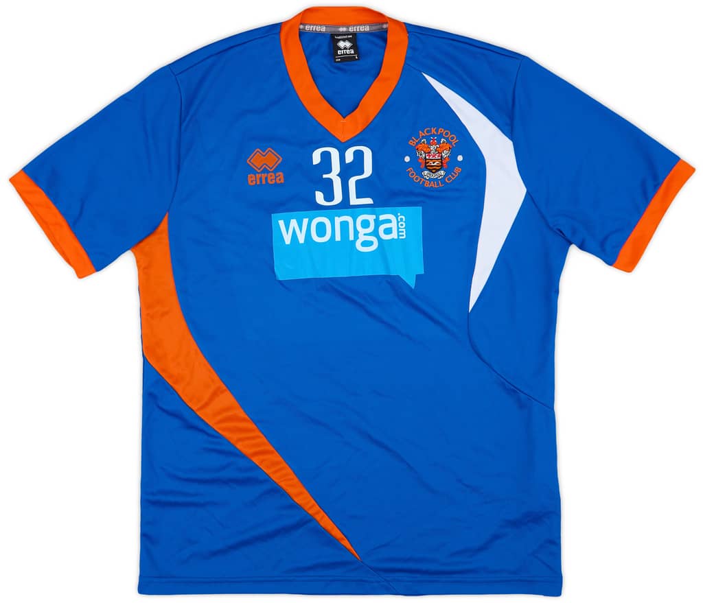 2013-14 Blackpool Player Issue Errea Training Shirt #32 - 7/10 - (L)
