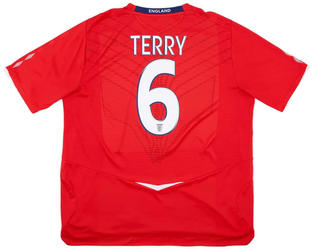 2008-10 England Away Shirt Terry #6 - 8/10 - (XXL)