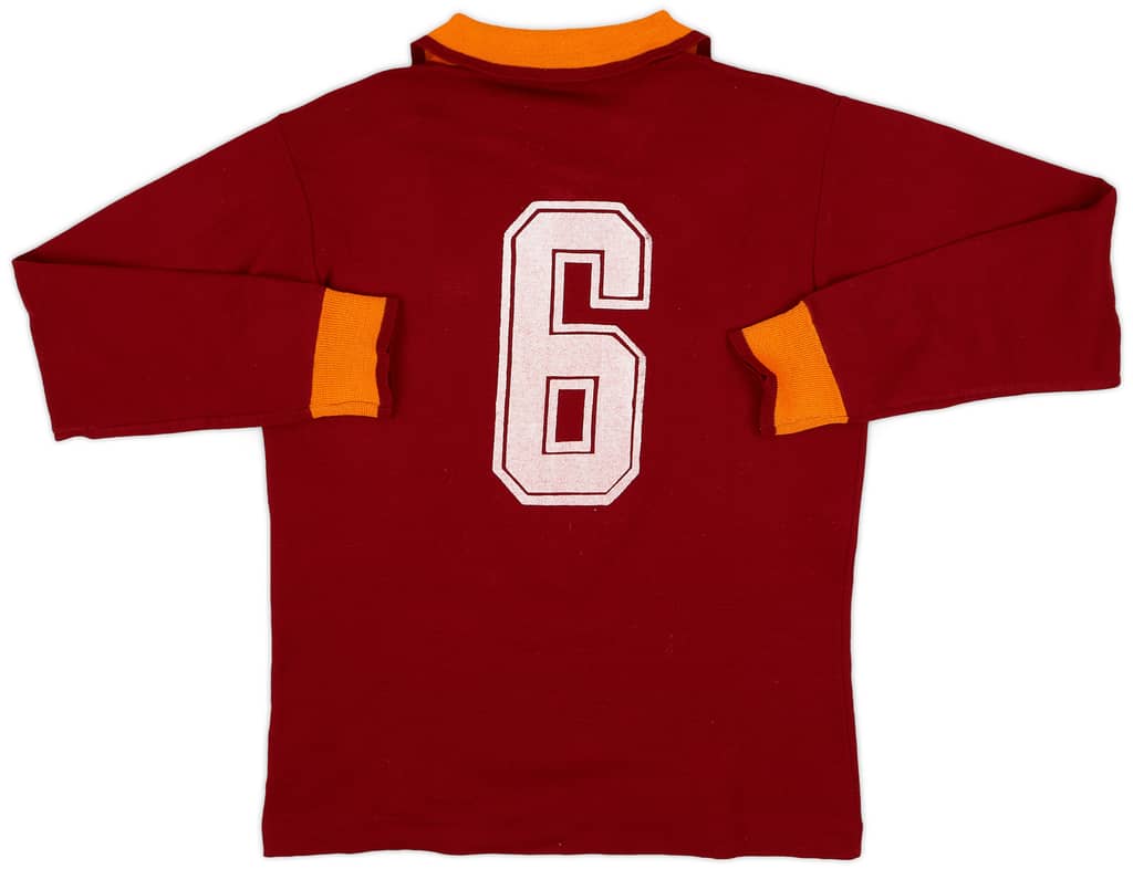 1982-83 Roma Home L/S Shirt #6 - 7/10 - (S)